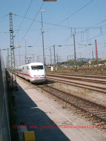 BR 401 in der Abstellanlage in München