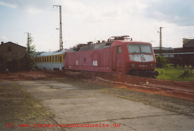 BR 120 in der Nähe des Dampflokfestes