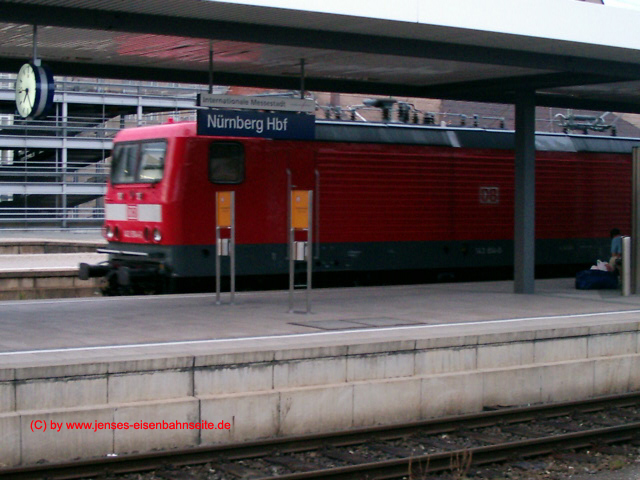 BR 143 in Nrnberg Hbf