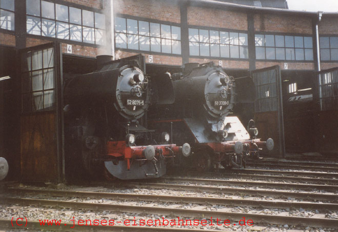 BR 52 8080 - 5 im Ringlokschuppen