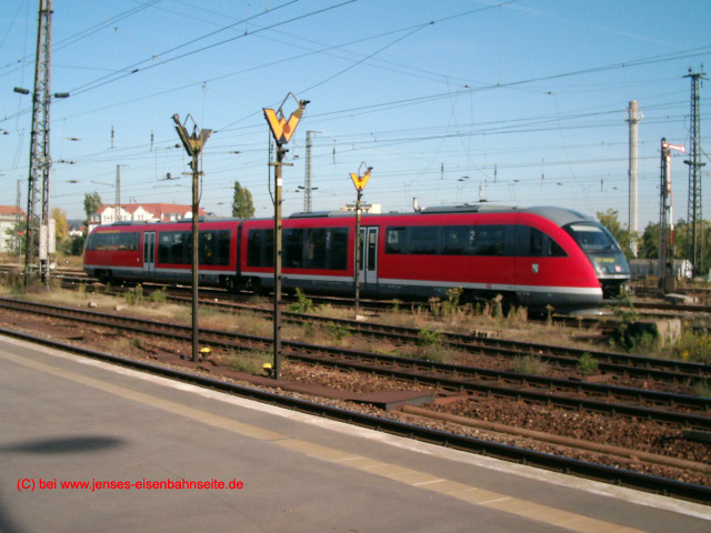 BR 642 in Dresden Neustadt 