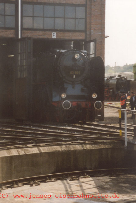 Die BR 89 auf der Drehscheibe